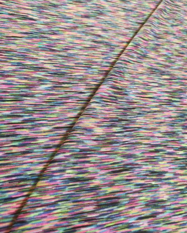 Jersey stretch Abstrait Multicolore - Tissushop
