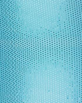 Round Glitter Fabric Turquoise Blue - Tissushop