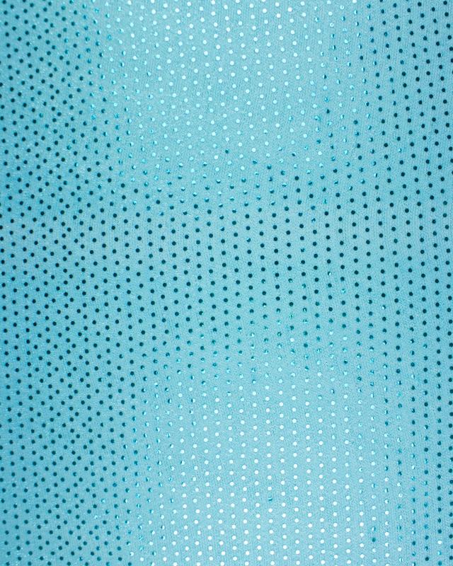 Round Glitter Fabric Turquoise Blue - Tissushop