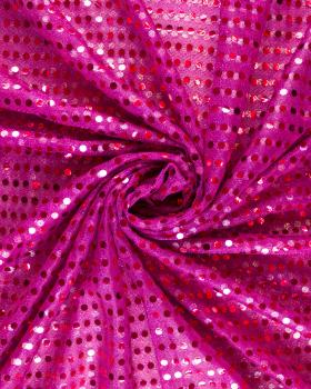 Round Glitter Fabric Fuchsia - Tissushop