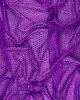 Round Glitter Fabric Purple - Tissushop