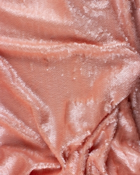 Tissu Sequin Réversible Rose - Tissushop