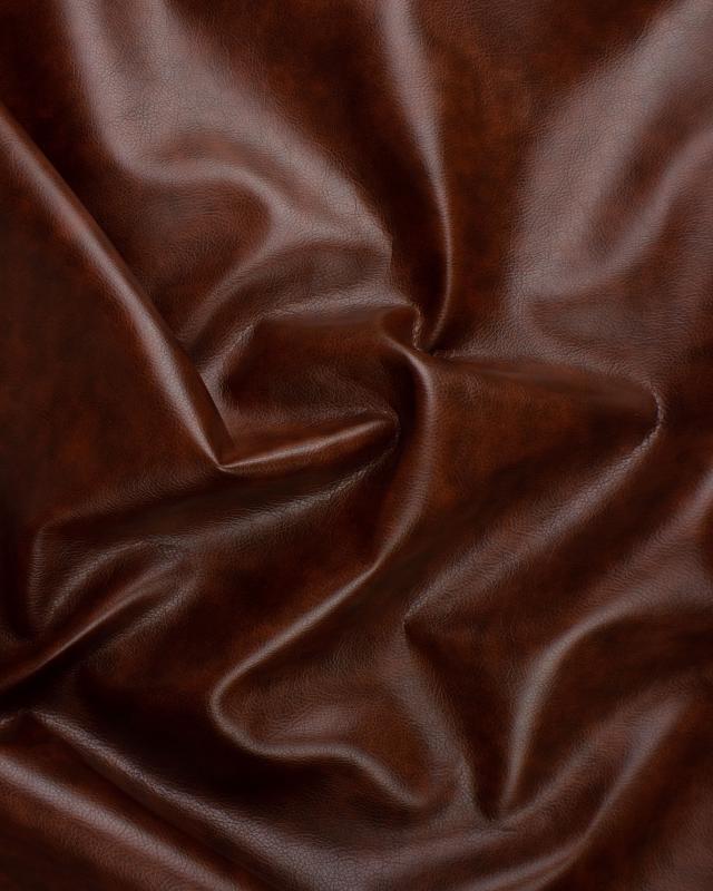 Imitation Leather Medium Grain Dark Brown - Tissushop