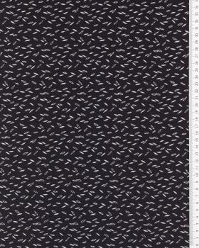 Viscose Grain Black - Tissushop