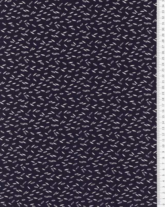 Viscose Grain Bleu Marine - Tissushop