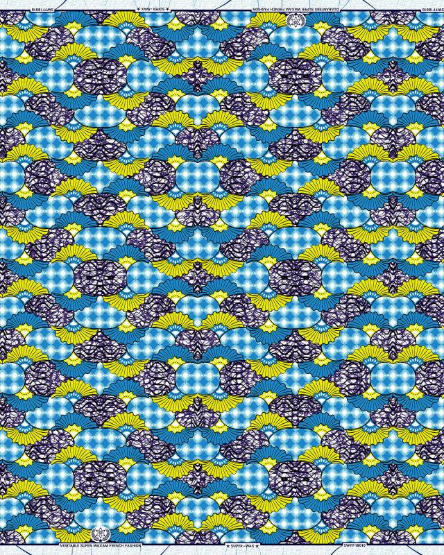 Super Wax - African Fabric Lobamba - Tissushop