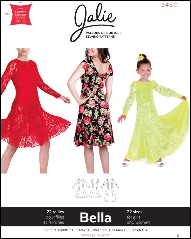 Sewing pattern - JALIE 3460 Bella - Tissushop