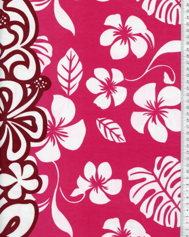 Polynesian Fabric TEHEIURA Pink - Tissushop