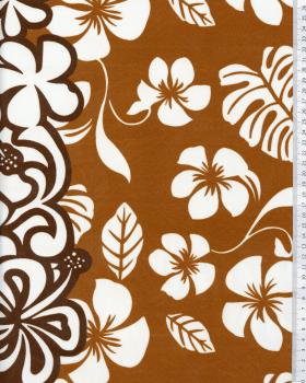 Polynesian Fabric TEHEIURA Brown - Tissushop