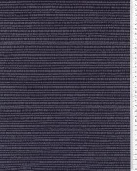 Structured Viscose Navy Blue - Tissushop