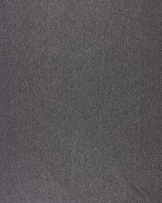 Jersey viscose uni Gris Anthracite Chiné - Tissushop