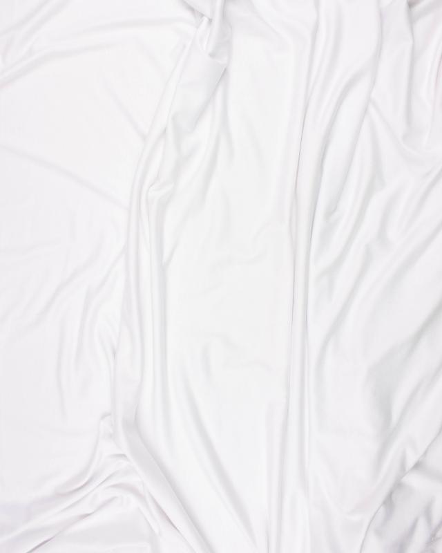 Plain viscose jersey White - Tissushop