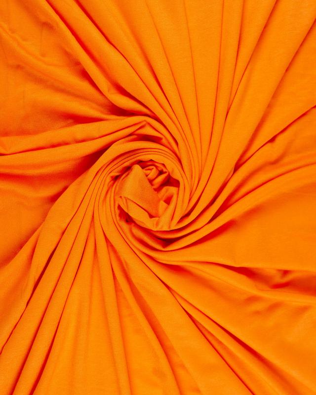 Plain viscose jersey Orange - Tissushop