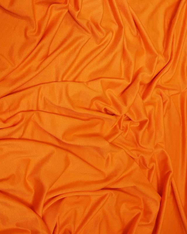 Plain viscose jersey Orange - Tissushop