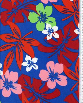 Polynesian Fabric HURA Blue - Tissushop