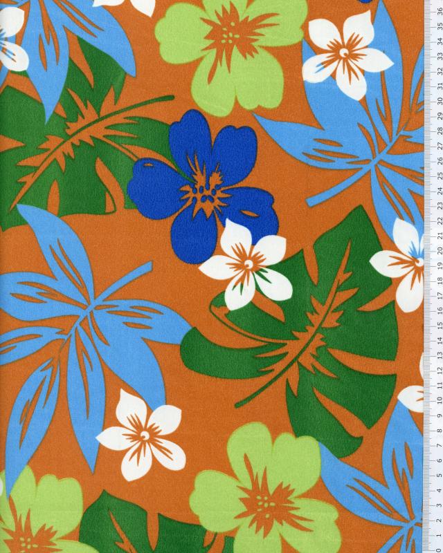 Polynesian Fabric HURA Brown - Tissushop