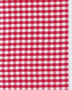 Vichy Cotton Large Check Red - Tissushop