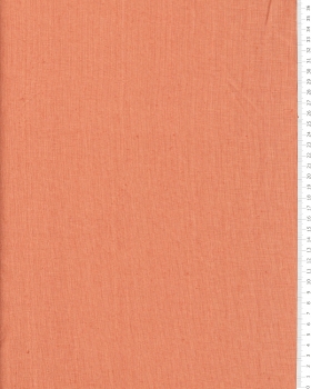 Washed linen fabric in 300 cm Peach - Tissushop