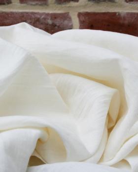 Washed linen fabric in 300 cm Ivory - Tissushop
