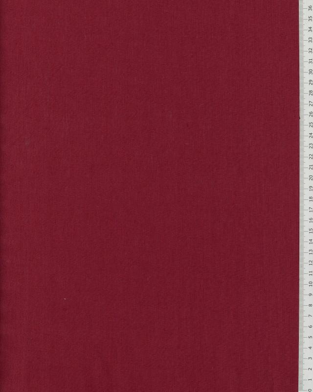 Washed linen fabric in 300 cm Red - Tissushop