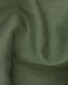 Washed linen fabric in 300 cm Khaki - Tissushop
