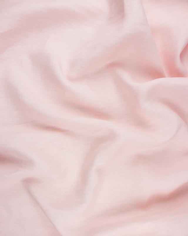 Toile de lin lavé en 300 cm Rose Bonbon - Tissushop