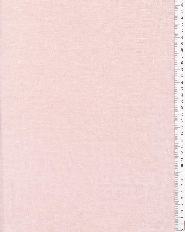 Washed linen fabric in 300 cm Light Pink - Tissushop