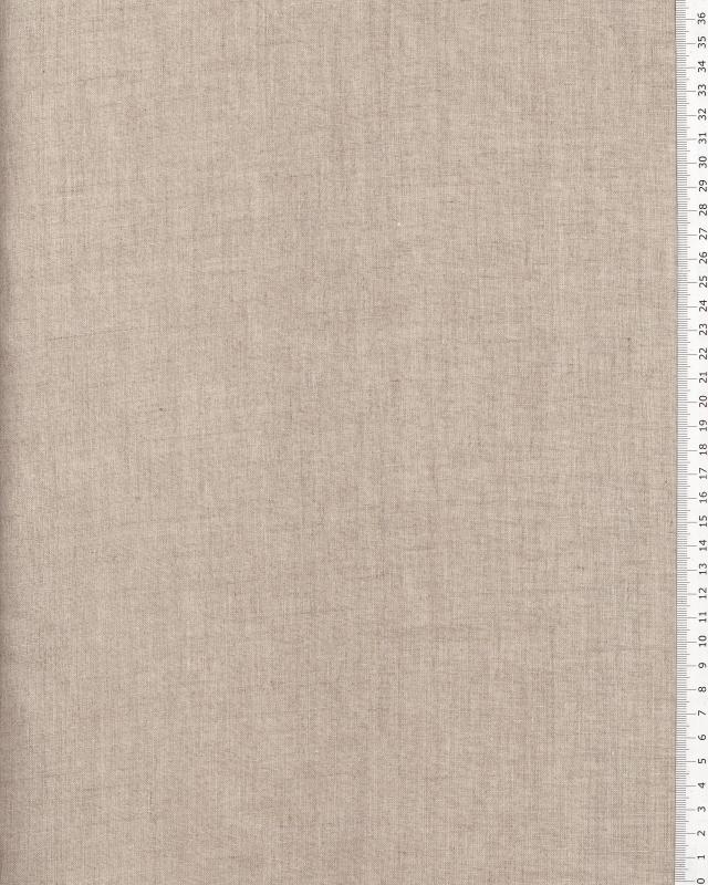 Washed linen fabric in 300 cm Nut-Brown - Tissushop