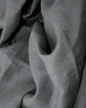 Washed linen fabric in 300 cm Dark Grey - Tissushop