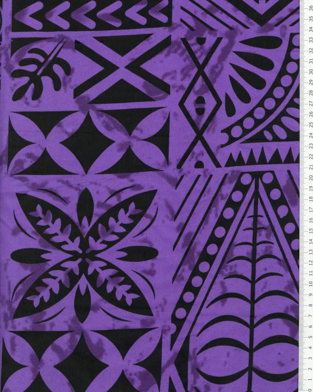 Polynesian Fabric METANI Purple - Tissushop