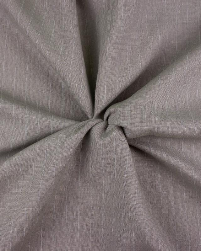 Striped washed linen Grey - Tissushop