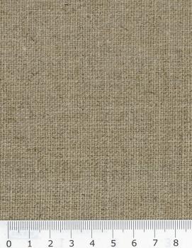 Unbleached linen fabric Wide grille Natural - Tissushop