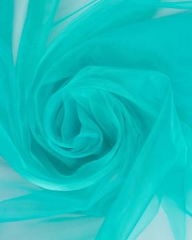 Organza grande largeur Vert Turquoise - Tissushop