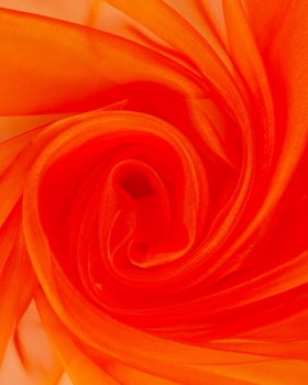 Organza large width Tangerine - Tissushop