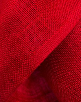 Toile de jute - 330 gr/m² - 260 cm - Rouge - Tissushop