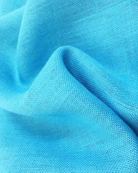 Toile de jute - 330 gr/m² - 260 cm - Bleu Turquoise - Tissushop