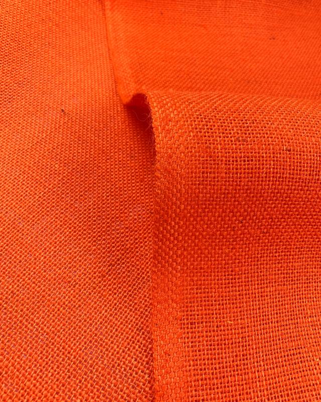 Toile de jute - 330 gr/m² - 260 cm - Orange - Tissushop