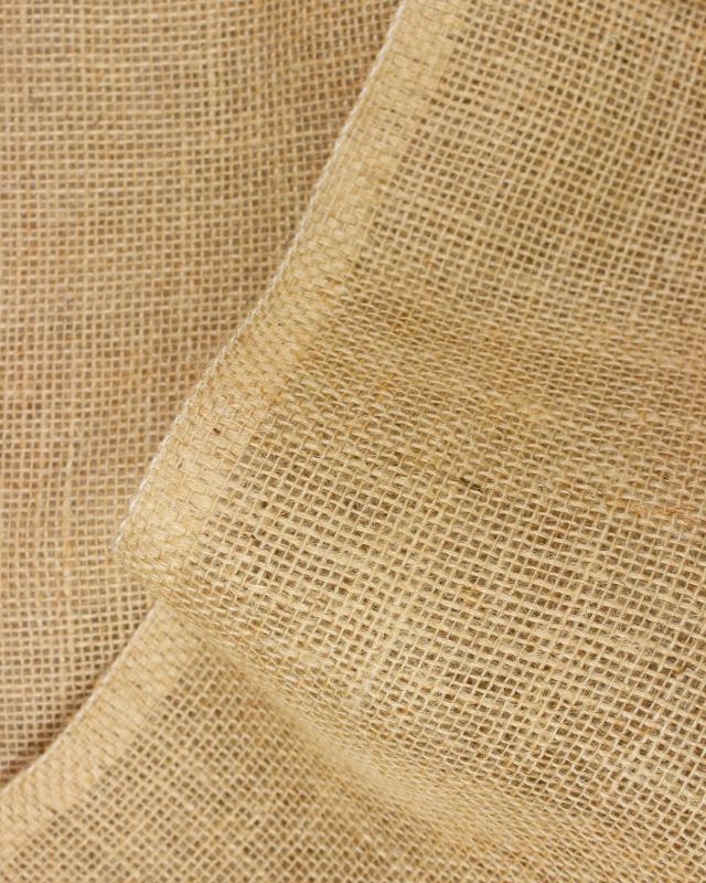 Toile de Jute uni Naturel - Par 10 cm