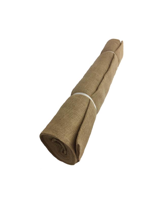 Toile de jute naturelle 210g/m² grande largeur 190 cm - rouleau de 50m