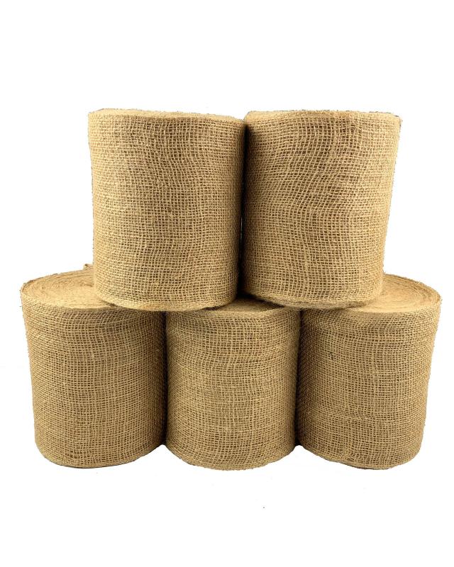 Burlap jute tape - 200 g/m² - 20 cm - Natural - Tissushop