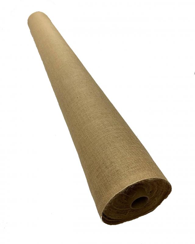 Toile de jute naturelle 210g/m² grande largeur 190 cm