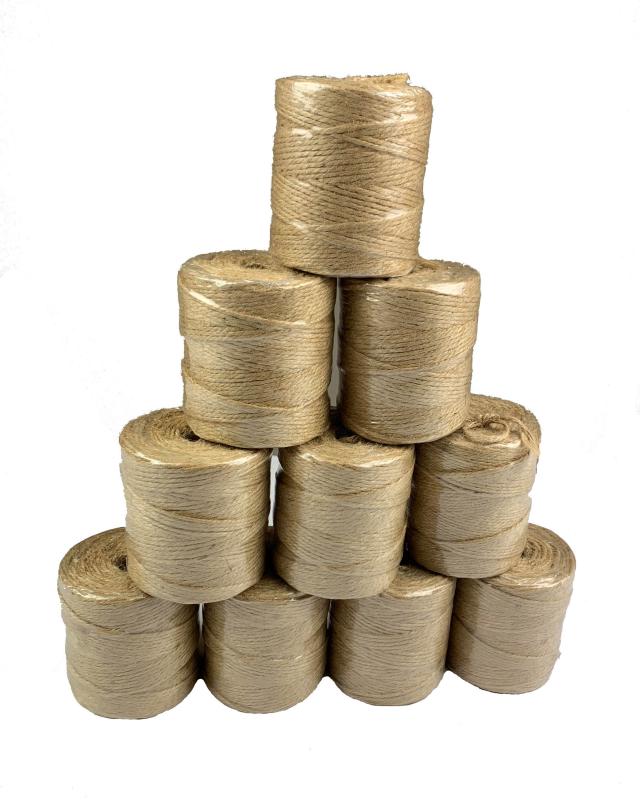 Generic Bobine de ficelle de Jute Vintage, 500g,2mm, naturel, artisanat,  couture à prix pas cher