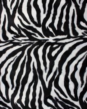 Fake Fur Imitation Zebra - Tissushop