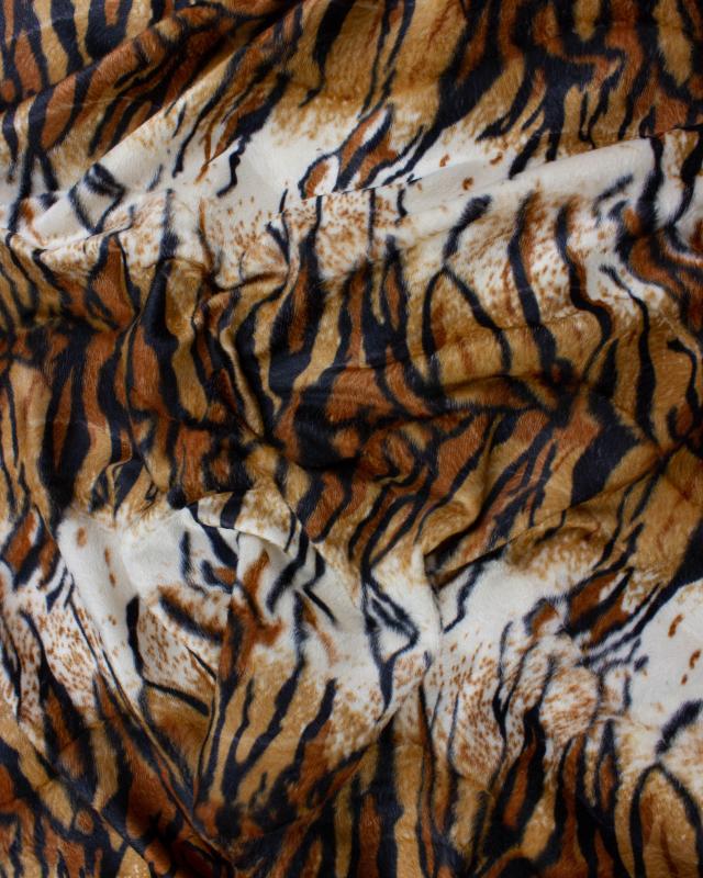 Fake Fur Imitation Tiger - Tissushop