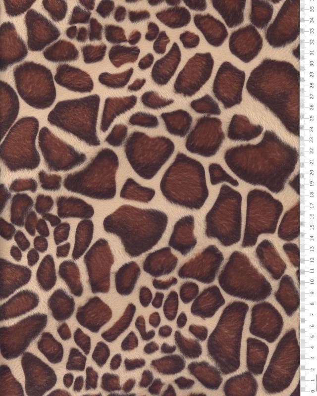 Fake Fur Imitation Giraffe - Tissushop