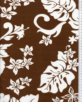 Polynesian Fabric TIMERI Brown - Tissushop