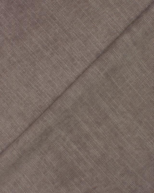 Tissu aspect velours Taupe - Tissushop