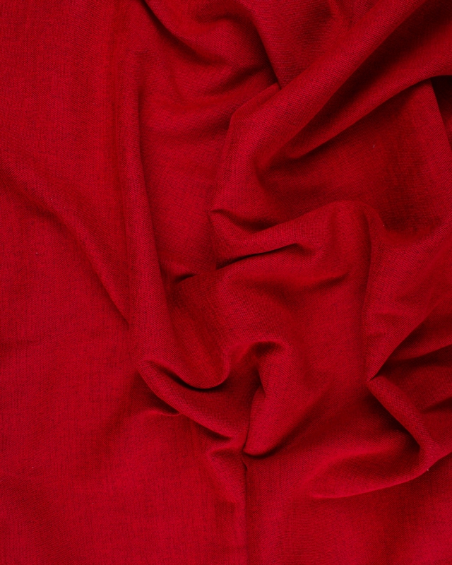 Toile velours grande largeur Rouge - Tissushop