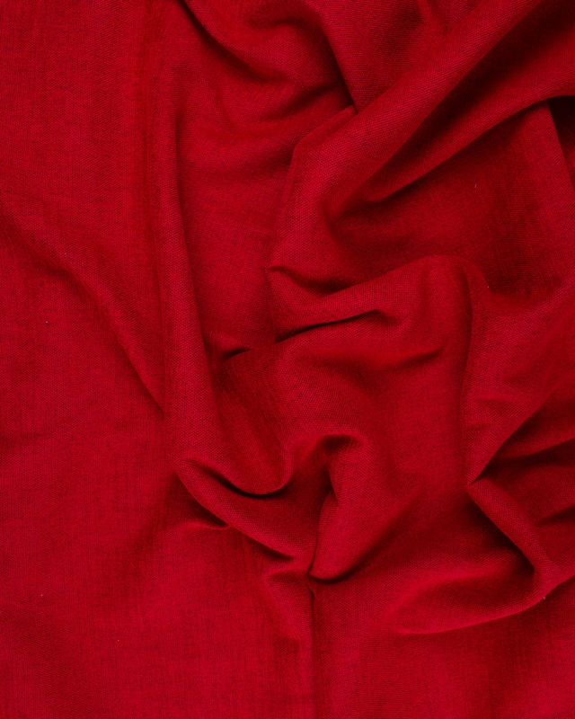 Toile velours grande largeur Rouge - Tissushop