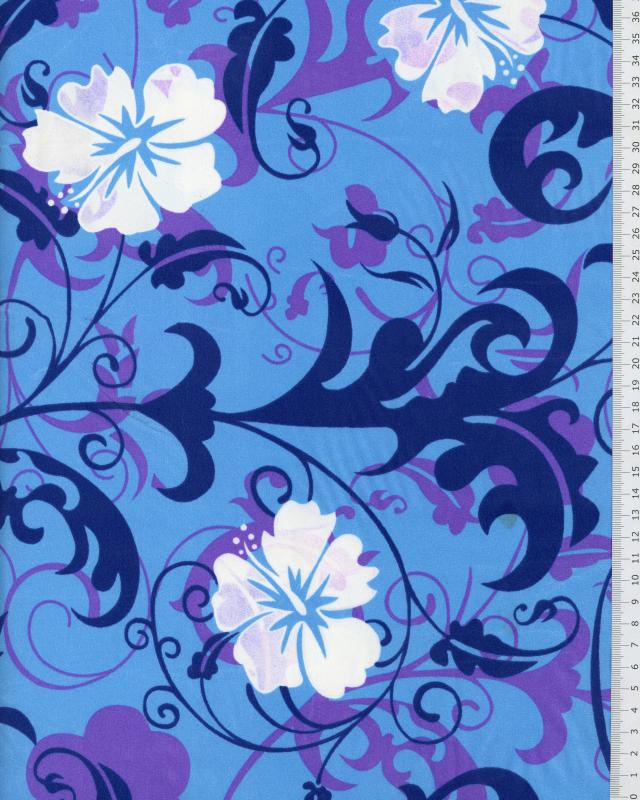 Polynesian Fabric REVA Blue - Tissushop